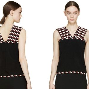 Christopher Kane Rope Knitted Aqua Top